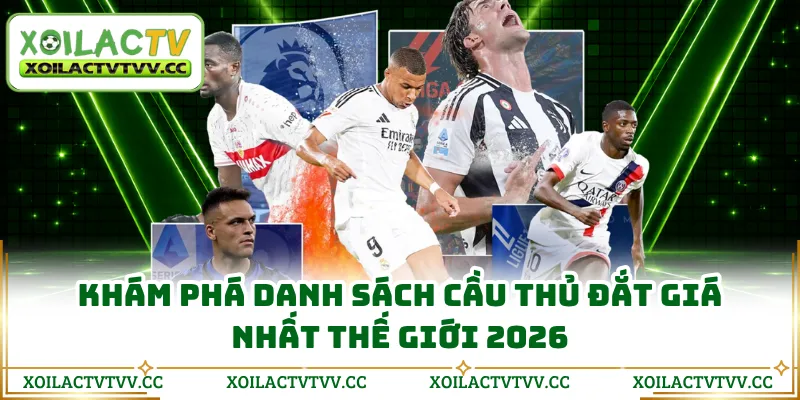 Khám phá danh sách cầu thủ đắt giá nhất thế giới 2026